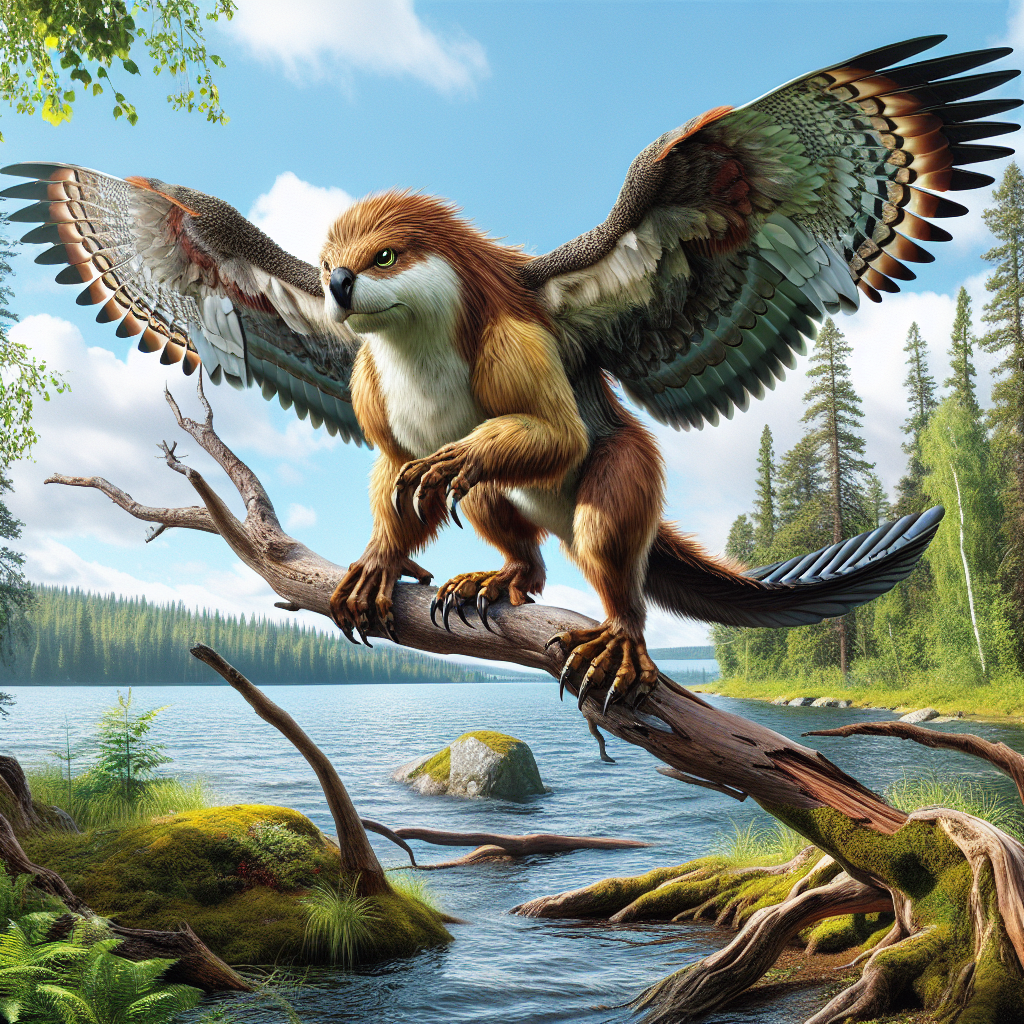 Beagle, an AI-generated hybrid of Beaver and Eagle