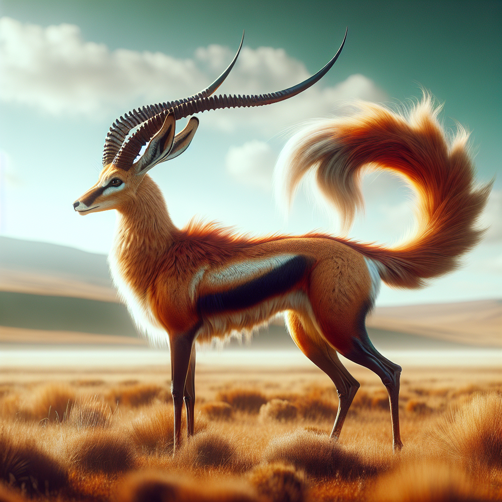 Antelox, an AI-generated hybrid of Antelope and Fox