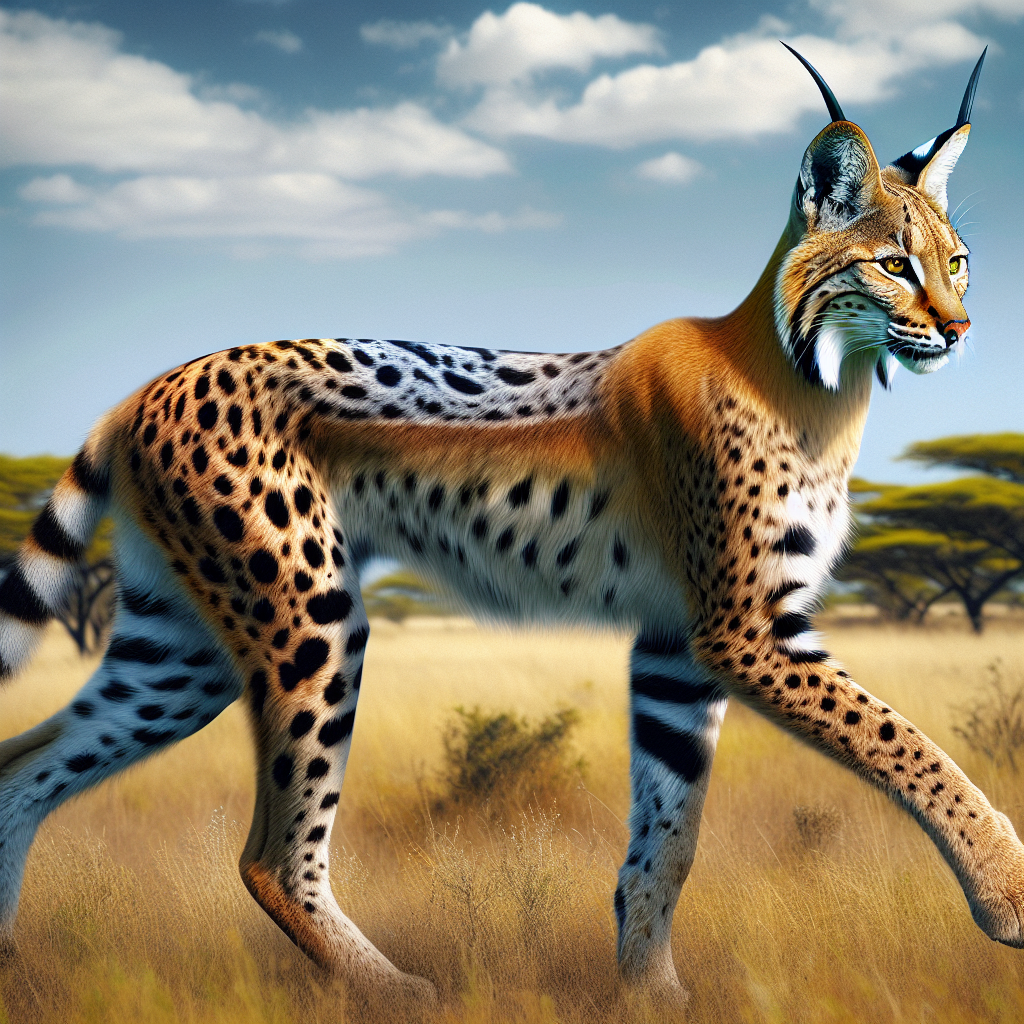 Antobcat, an AI-generated hybrid of Antelope and Bobcat
