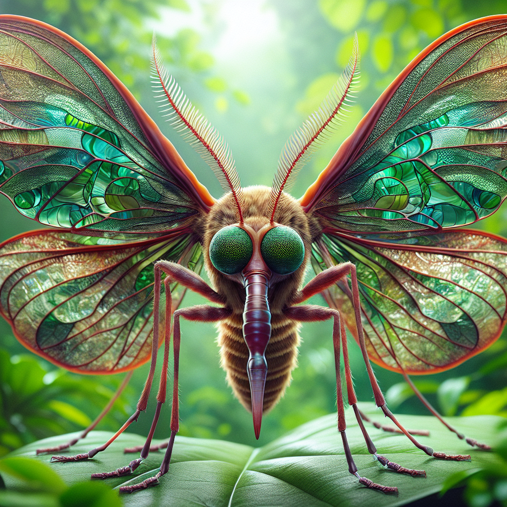 Batquito, an AI-generated hybrid of Bat and Mosquito