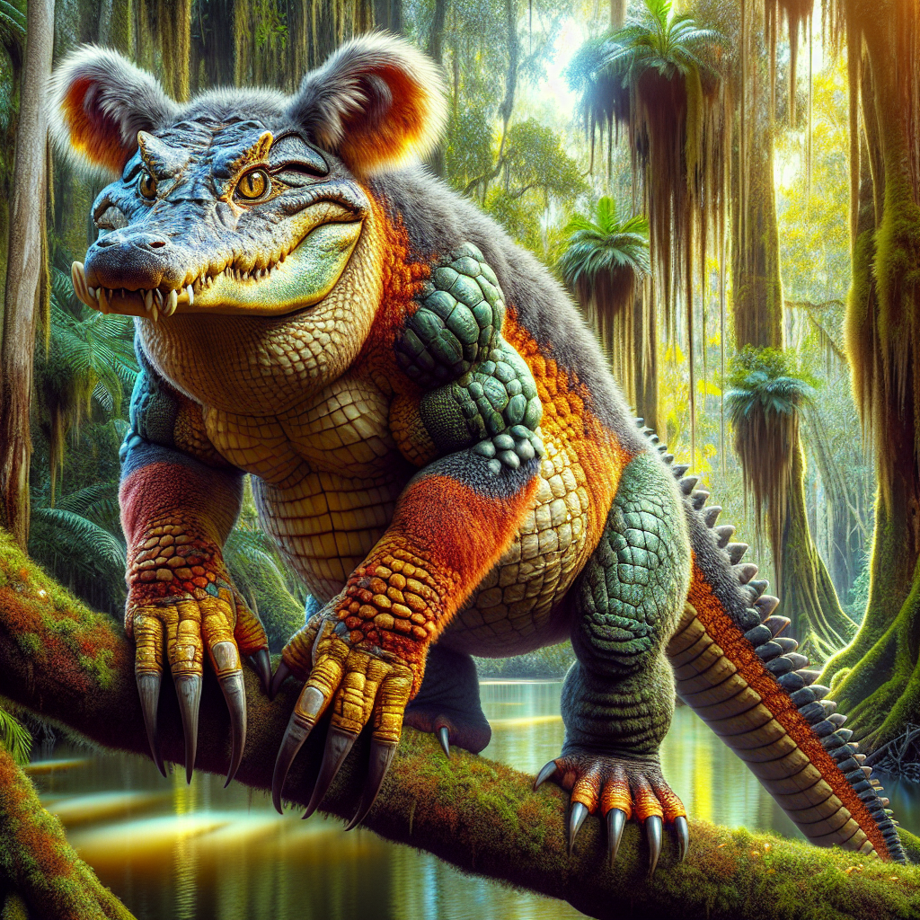 Allokala, an AI-generated hybrid of Alligator and Koala