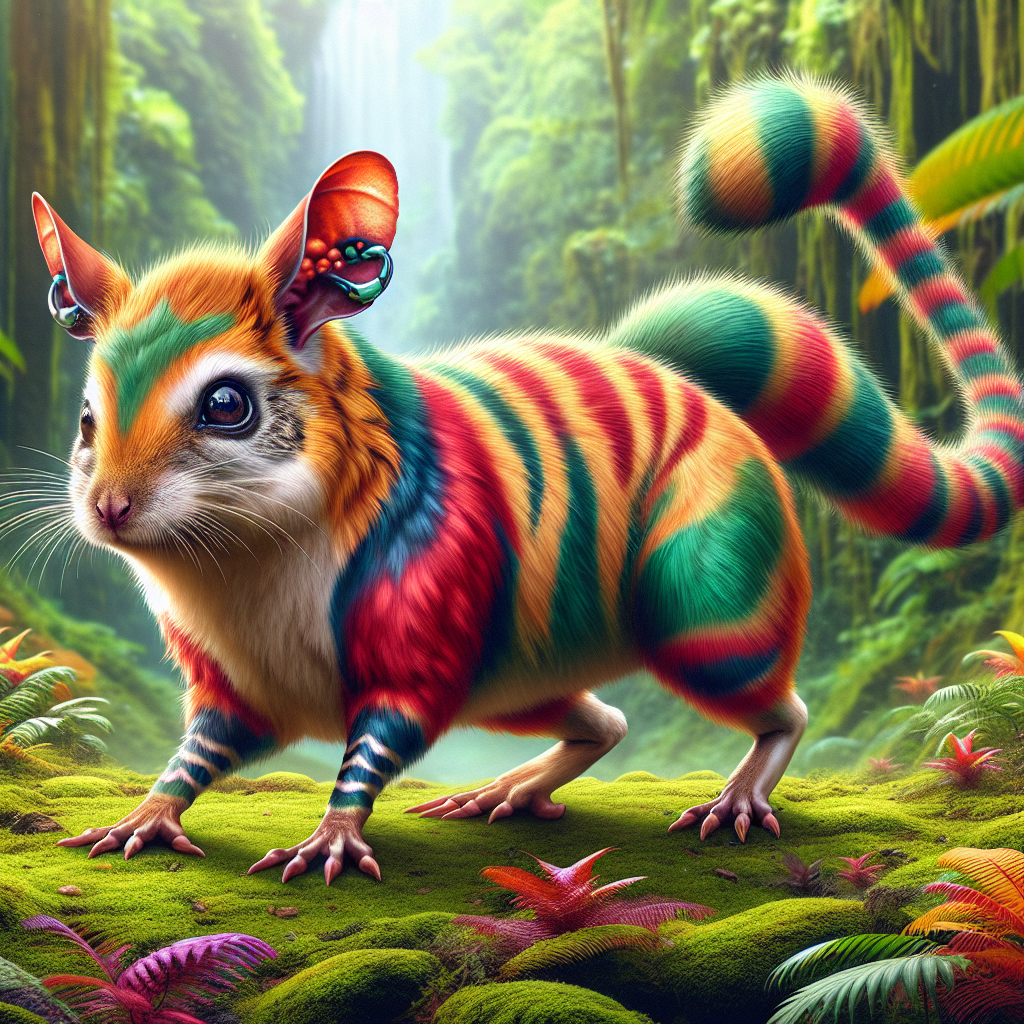 Hampokapi, an AI-generated hybrid of Hamster and Okapi