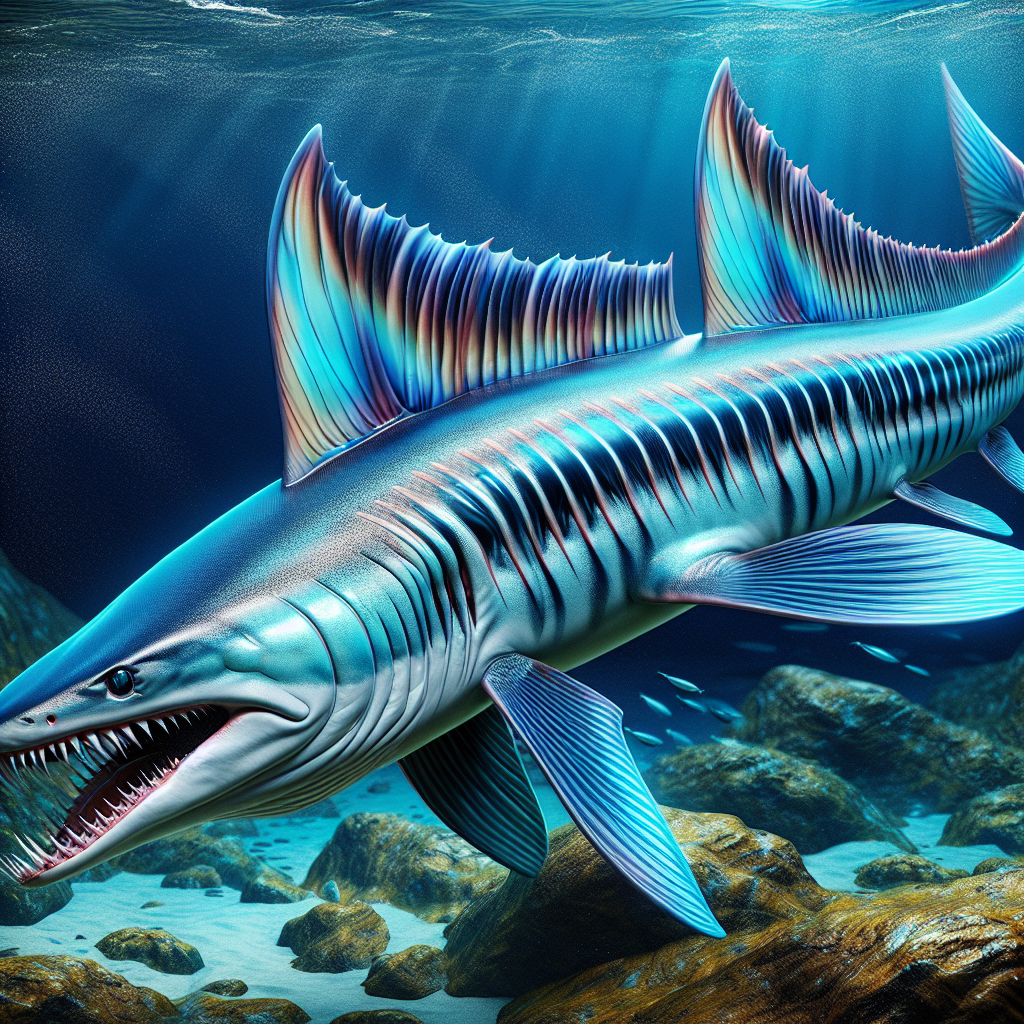 Eelshark, an AI-generated hybrid of Eel and great white shark
