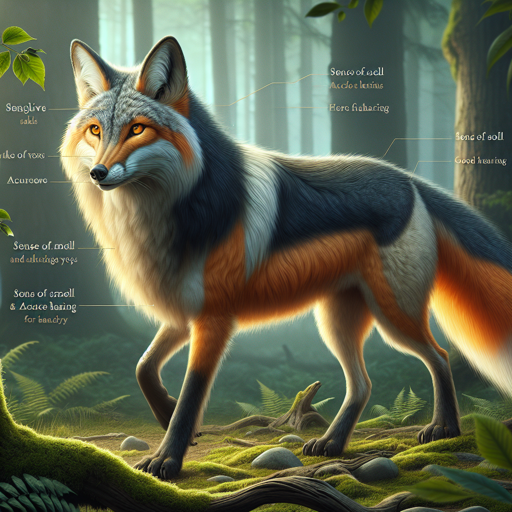 Wolfox, an AI-generated hybrid of Wolf and Fox