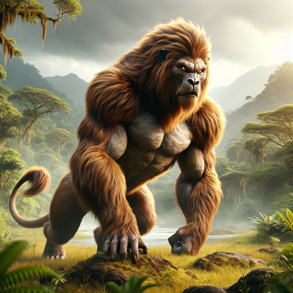 Gorilion, hybrid of Gorilla and Lion