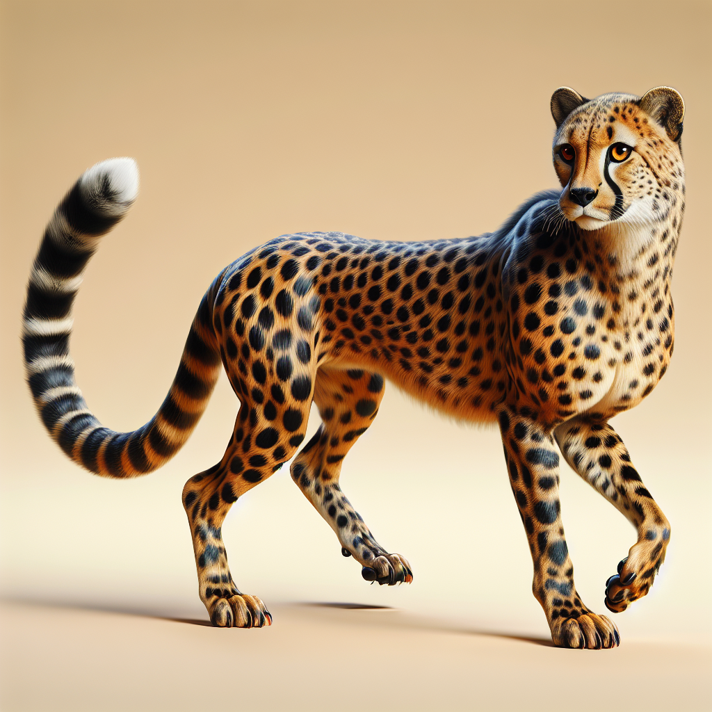 Cheetahpard, an AI-generated hybrid of Cheetah and Leopard