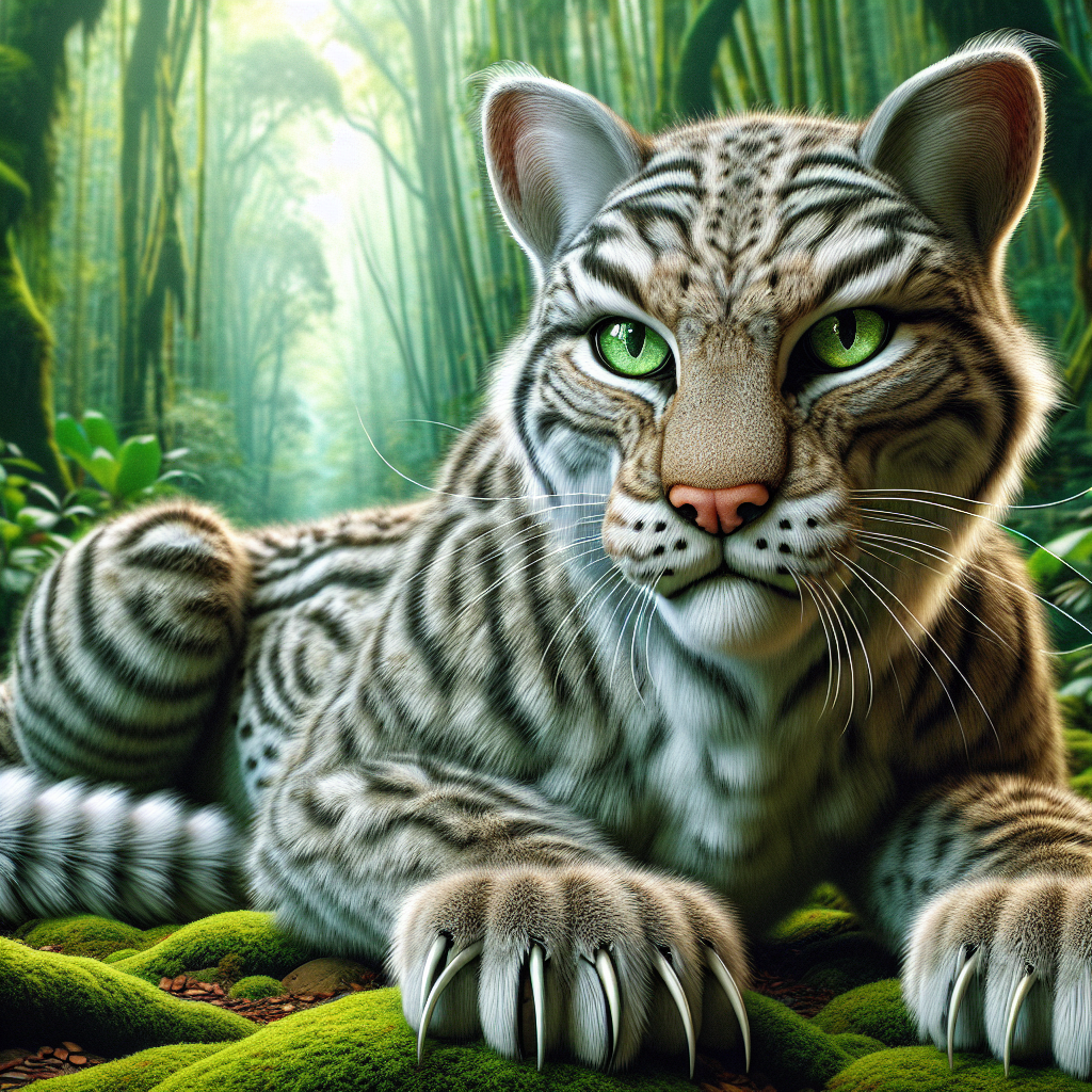 Felis Silvestris Domestica, an AI-generated hybrid of Cat and Wildcat