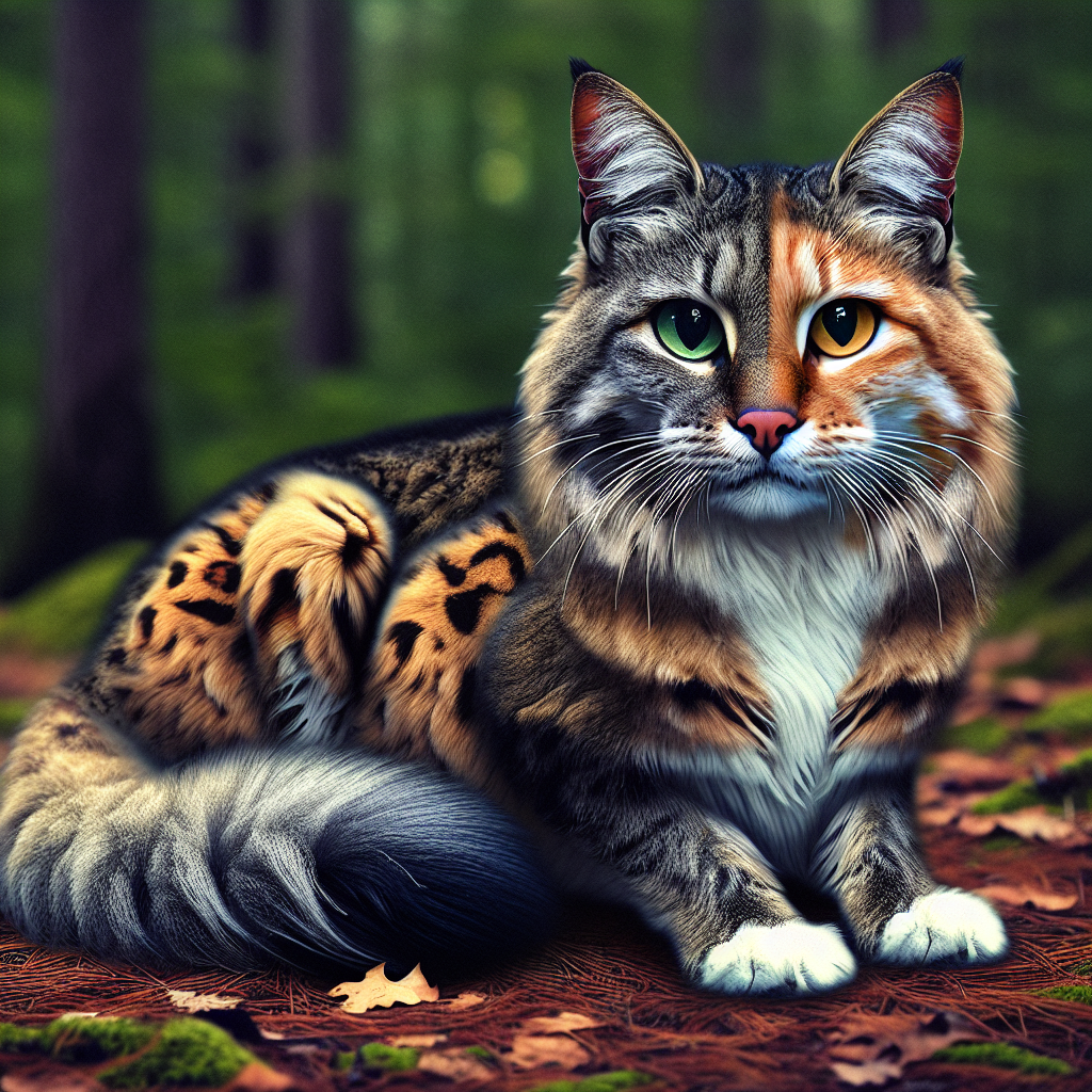 Cattog, an AI-generated hybrid of Cat and dog