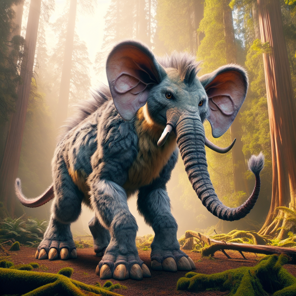 Elephrat, an AI-generated hybrid of Elephant and Rat