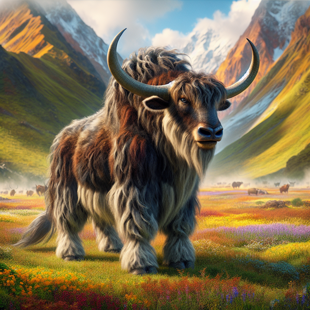 Yox, an AI-generated hybrid of Yak and Ox
