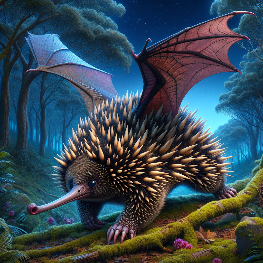 Echidnat, an AI-generated hybrid of Echidna and Bat