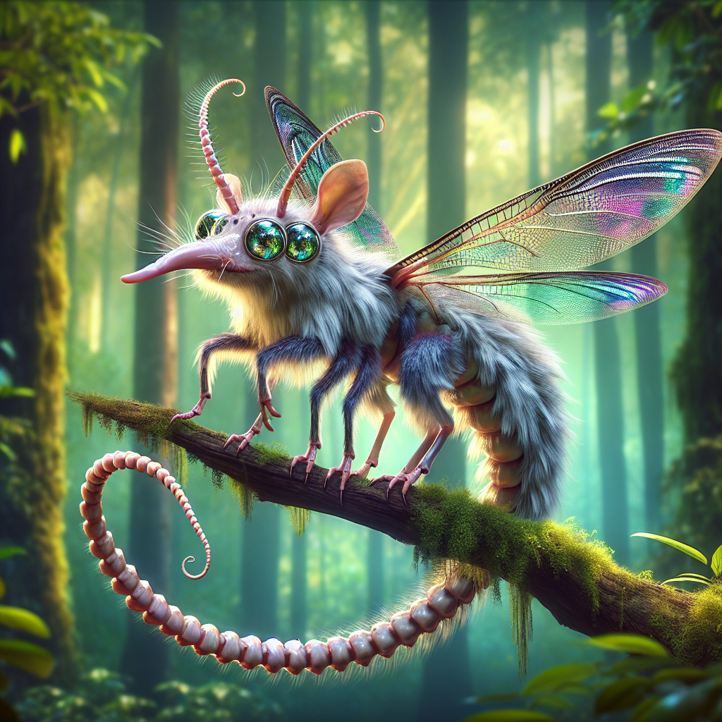 Mospom, an AI-generated hybrid of mosquito and Opossum