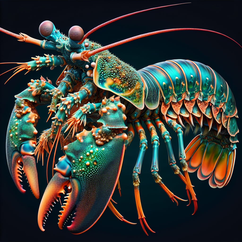 Mantislobster, an AI-generated hybrid of Mantis and Lobster