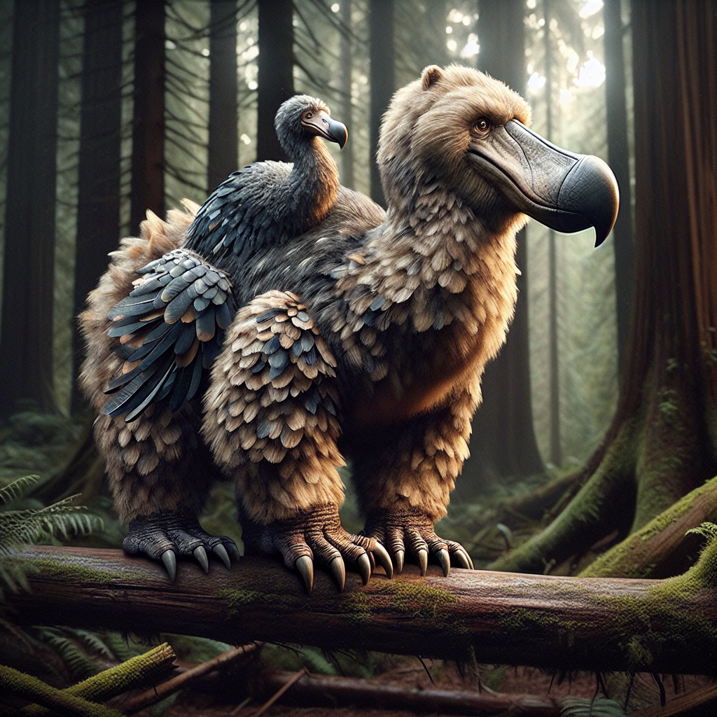 Bearodo, an AI-generated hybrid of Bear and Dodo