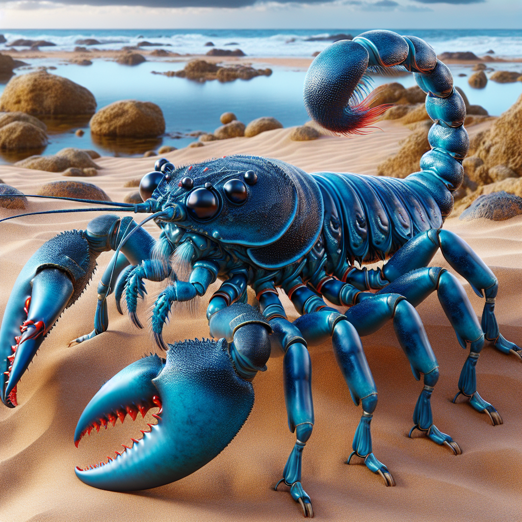 Lobscorp, an AI-generated hybrid of Lobster and Scorpion