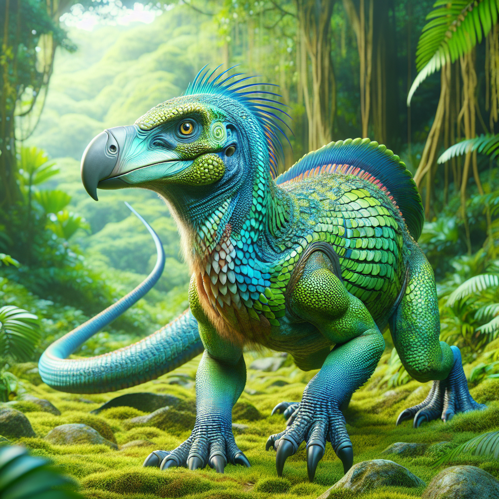 Diguana, an AI-generated hybrid of Dodo and Iguana