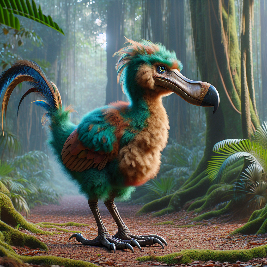 Dodoker, an AI-generated hybrid of Dodo and Woodpecker
