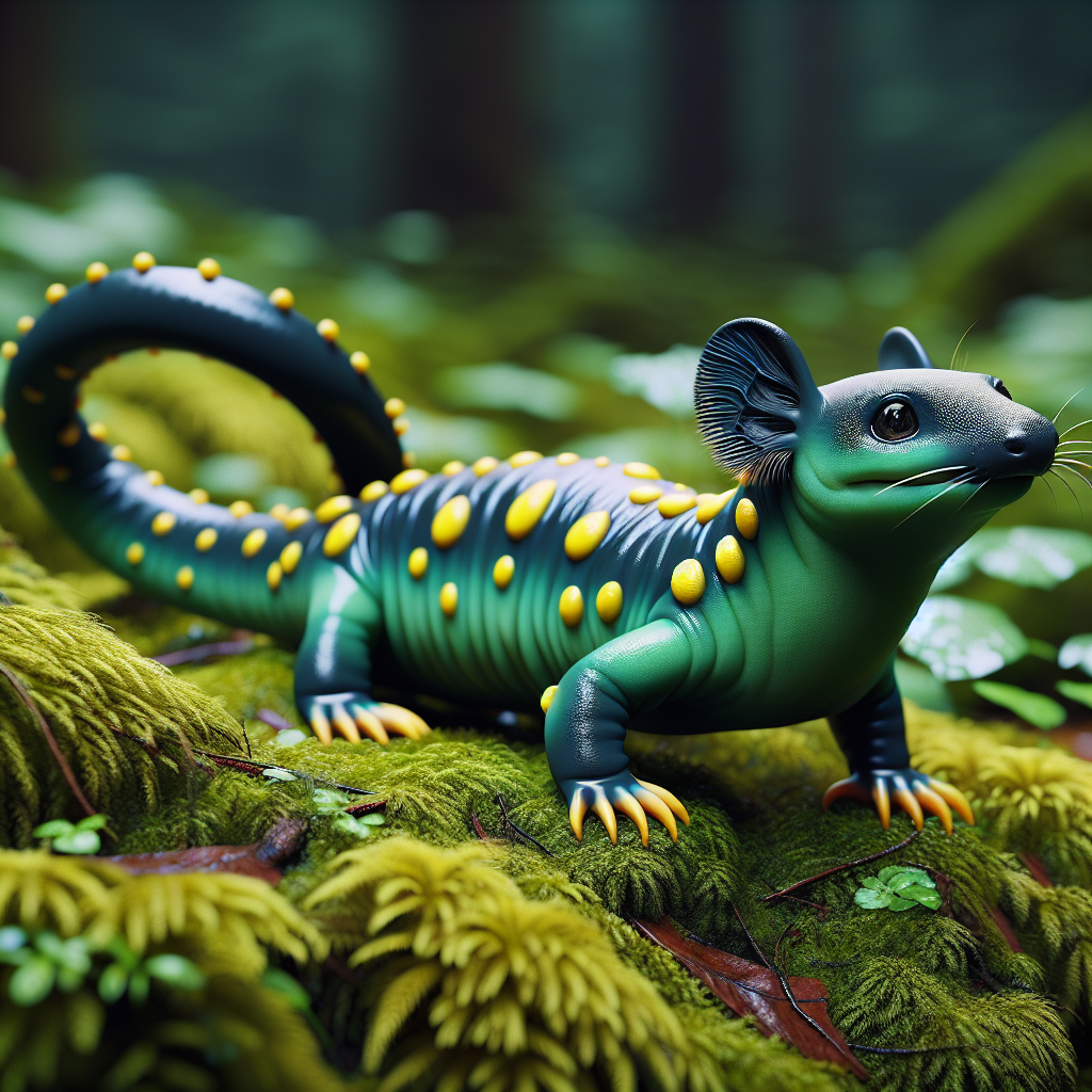 Salat, an AI-generated hybrid of Salamander and Rat