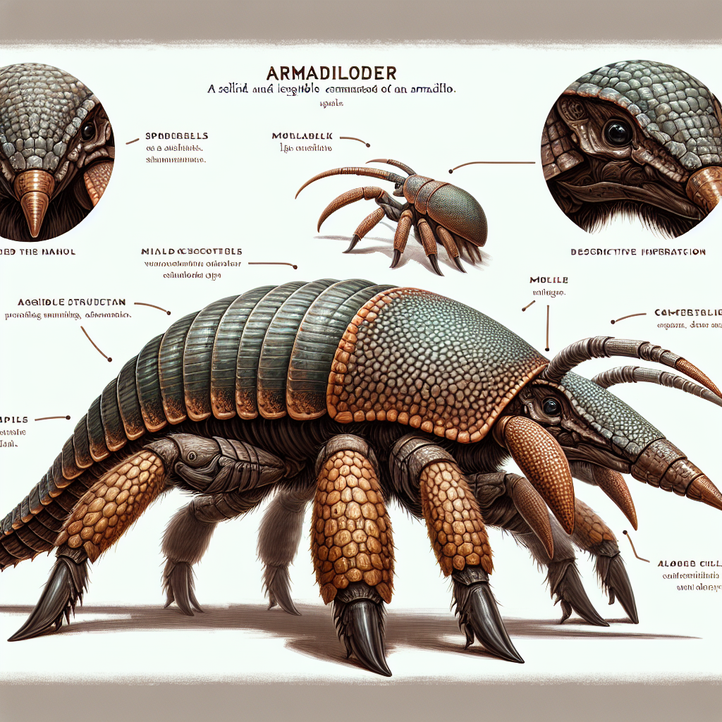 Armadilloider, an AI-generated hybrid of Armadillo and Spider