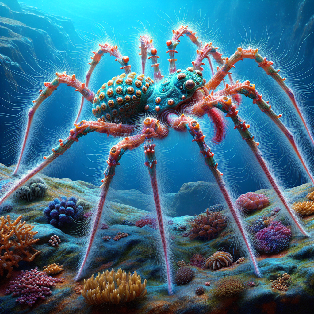 Starspider, an AI-generated hybrid of Starfish and Spider