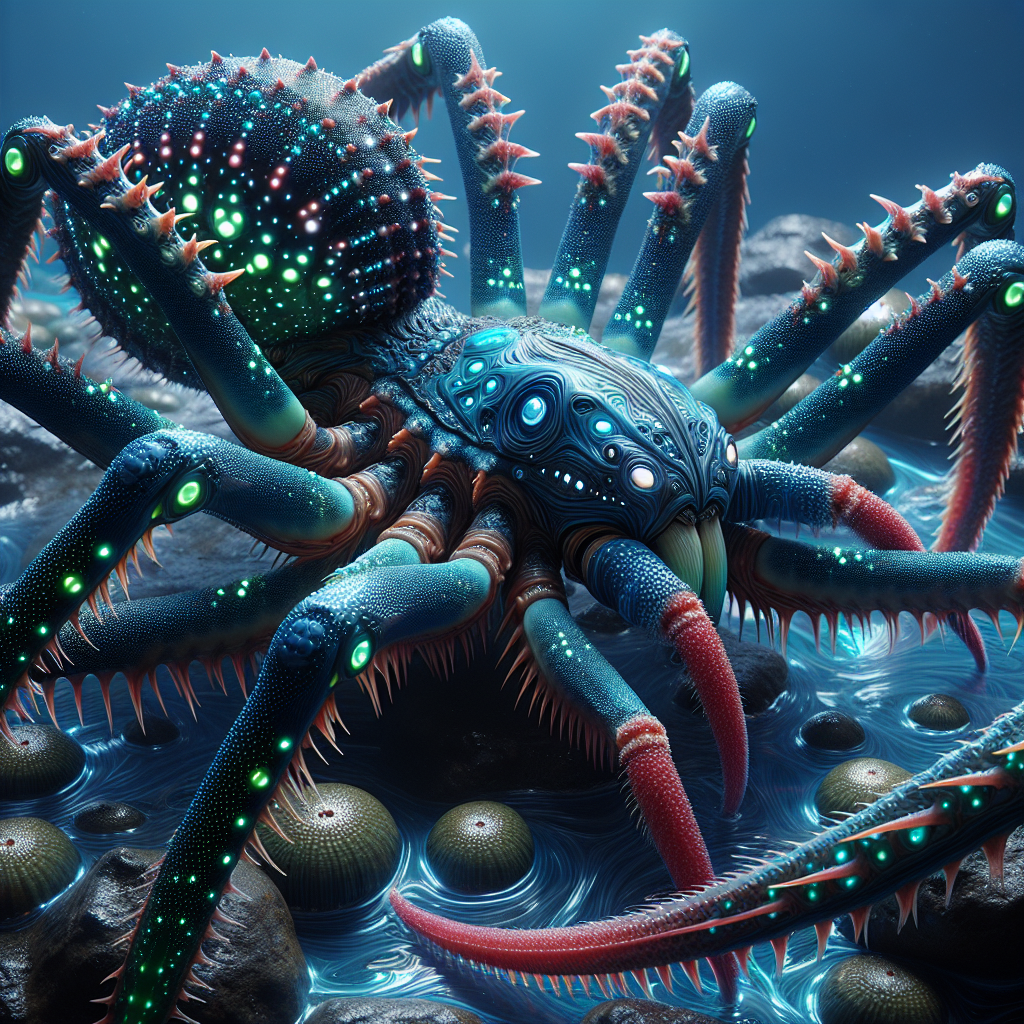 Spirostar, an AI-generated hybrid of Spider and Starfish