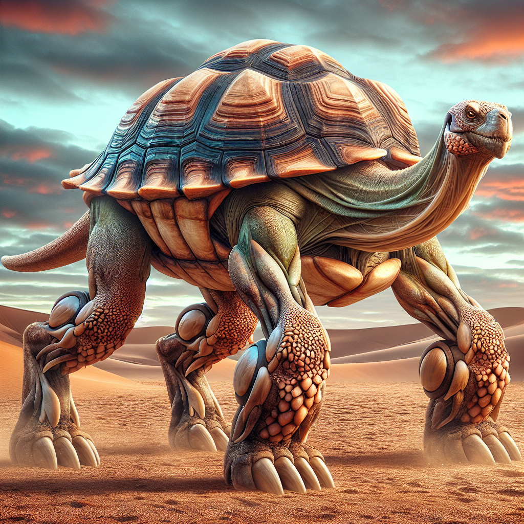 TurCamel, an AI-generated hybrid of Turtle and Camel