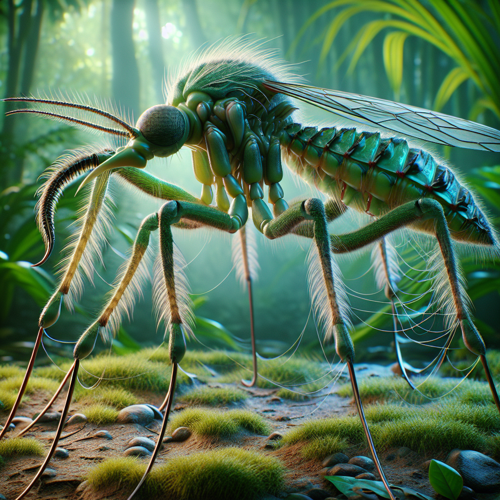 Mosquitider, an AI-generated hybrid of mosquito and Spider