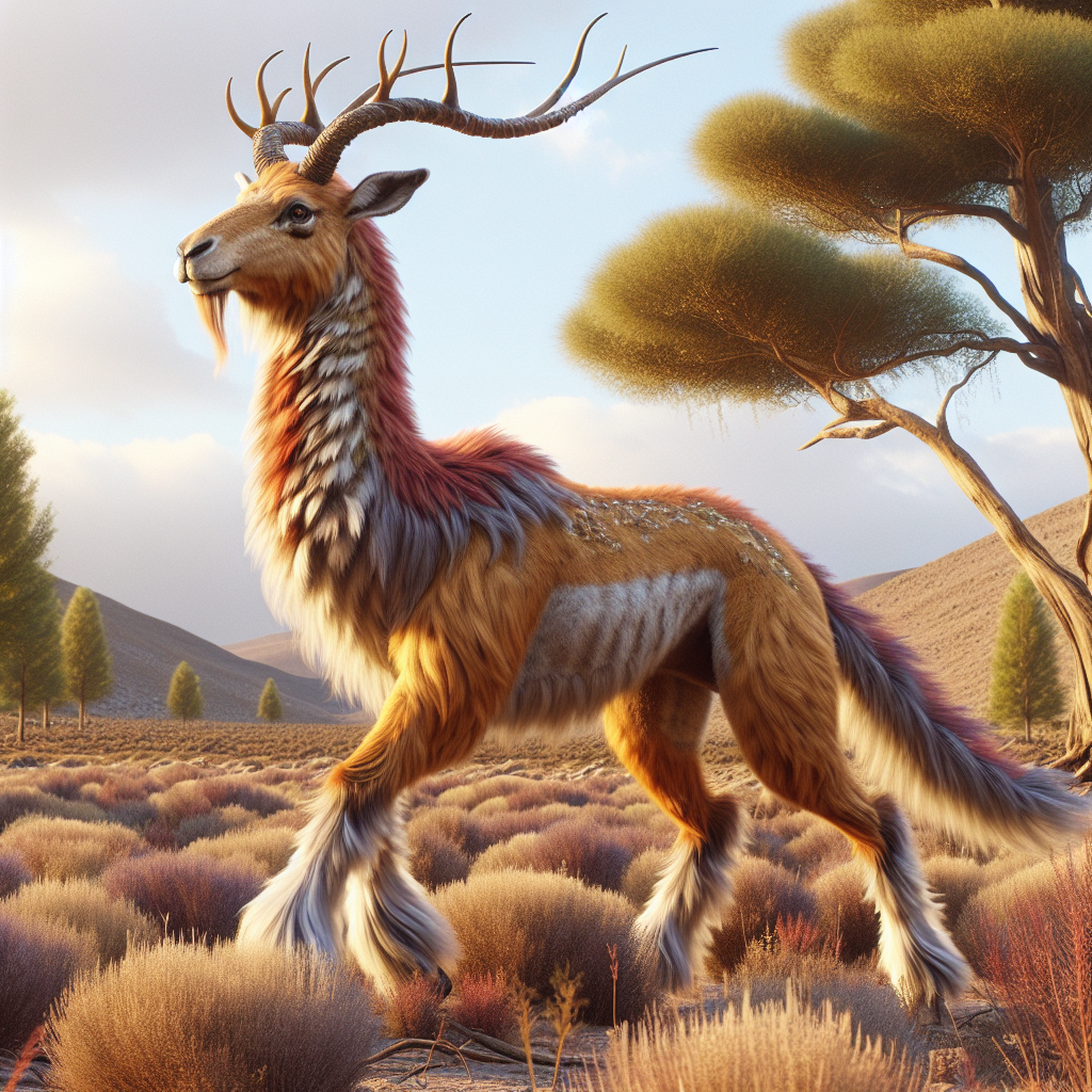 Cameer, an AI-generated hybrid of Camel and Deer