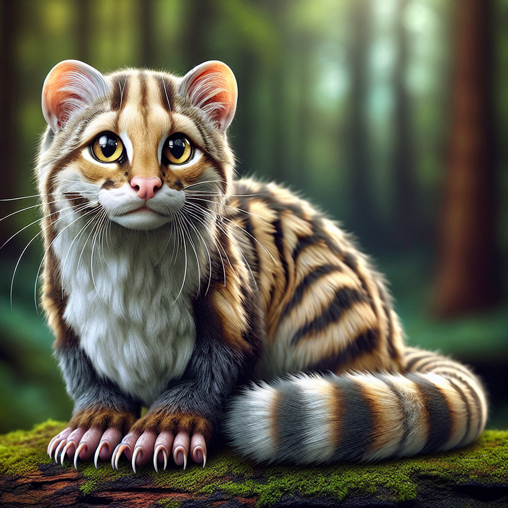 Catret, an AI-generated hybrid of Cat and Ferret