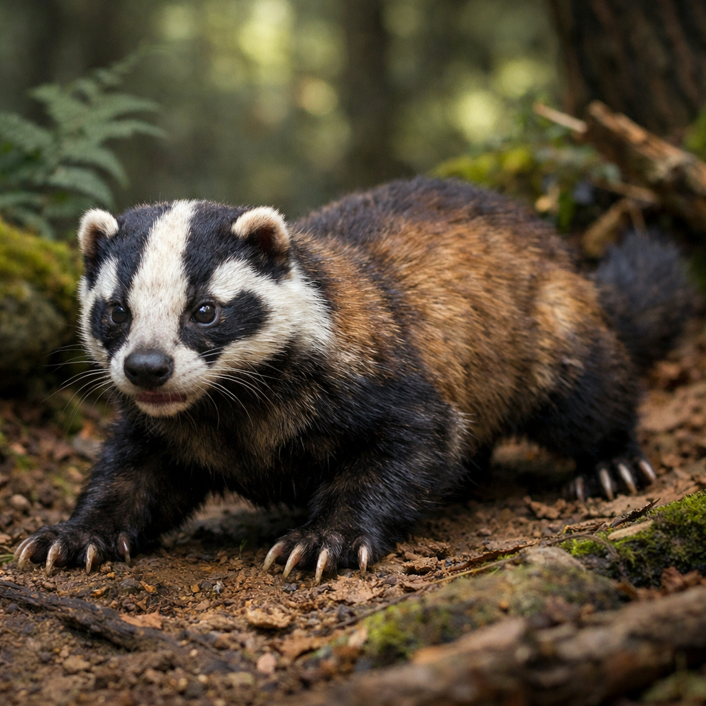 Ferbadger, an AI-generated hybrid of Ferret and Badger