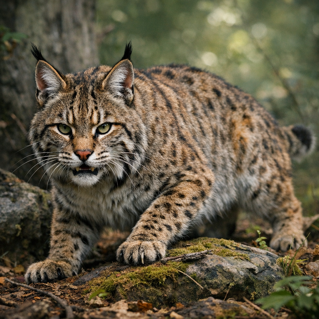 Bobcatwild, an AI-generated hybrid of Bobcat and Wildcat