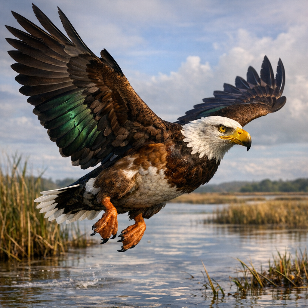Eaguck, an AI-generated hybrid of Duck and Eagle
