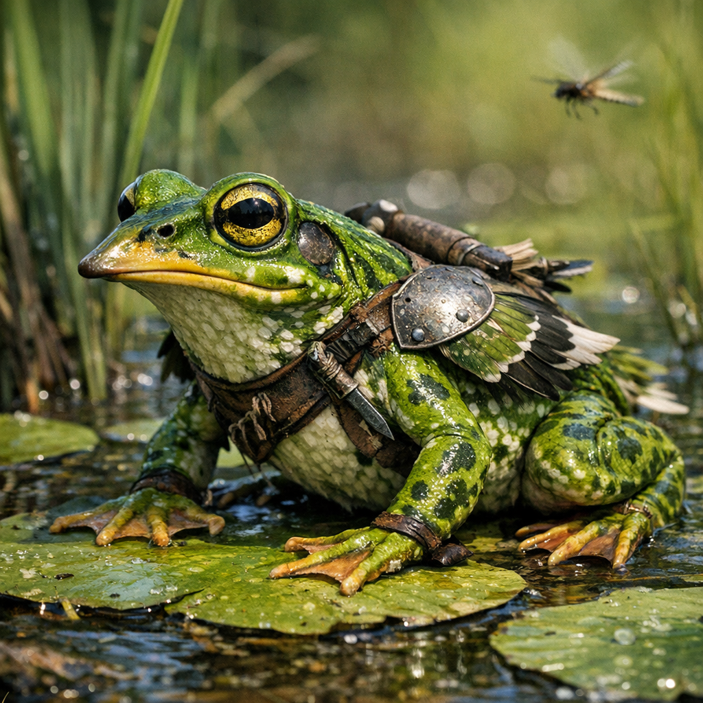 Goofrog, an AI-generated hybrid of Goose and Frog