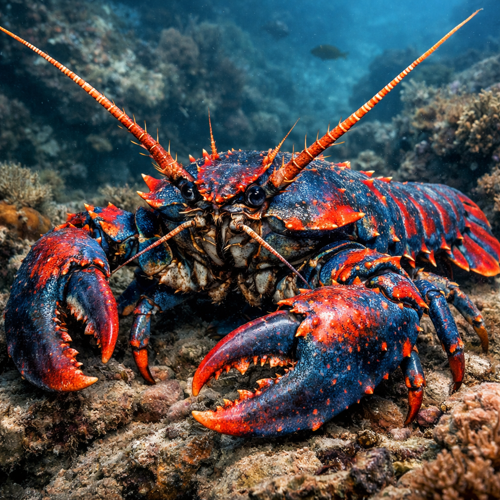 Crustalobster, an AI-generated hybrid of Crab and Lobster