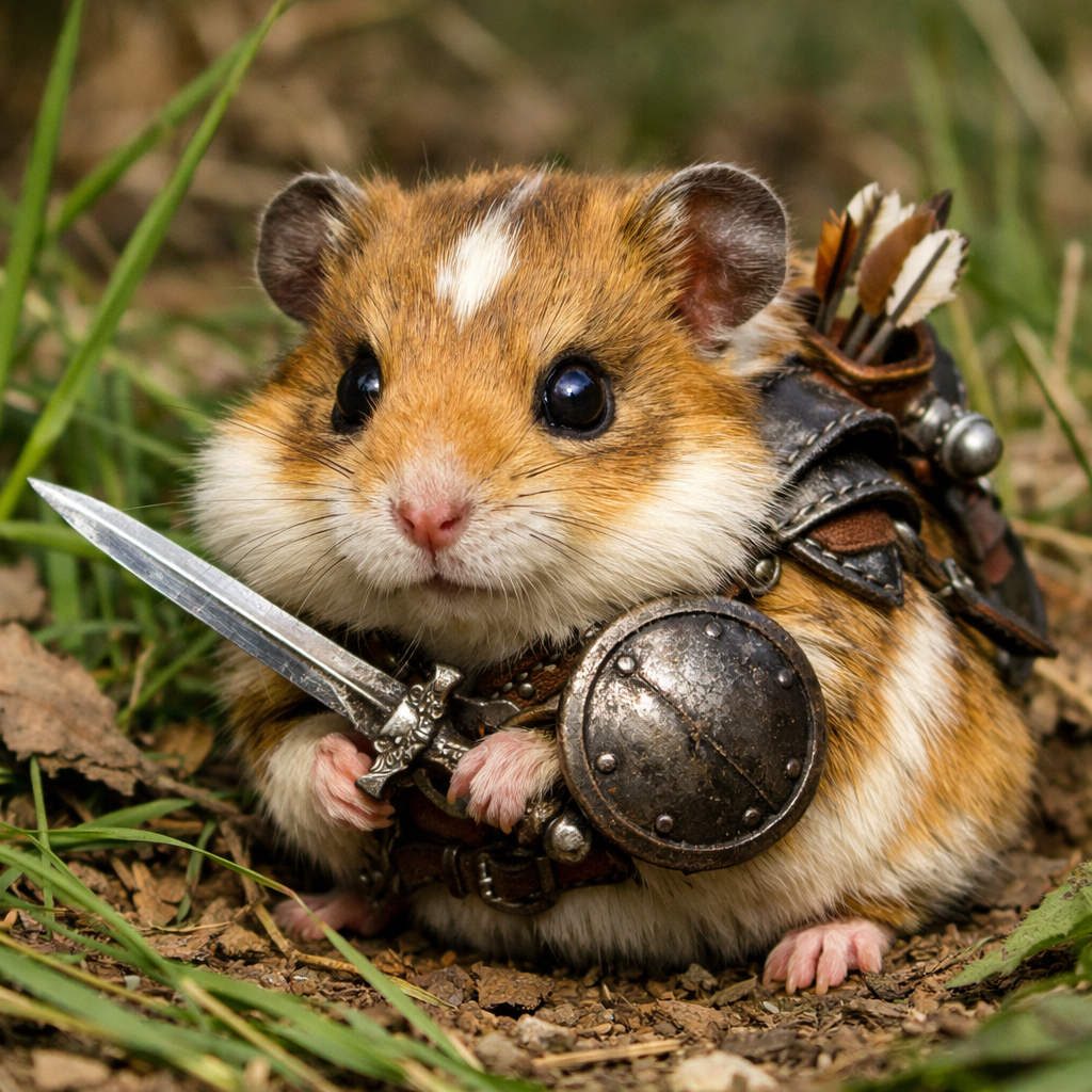 Guinster, an AI-generated hybrid of Guinea Pig and Hamster