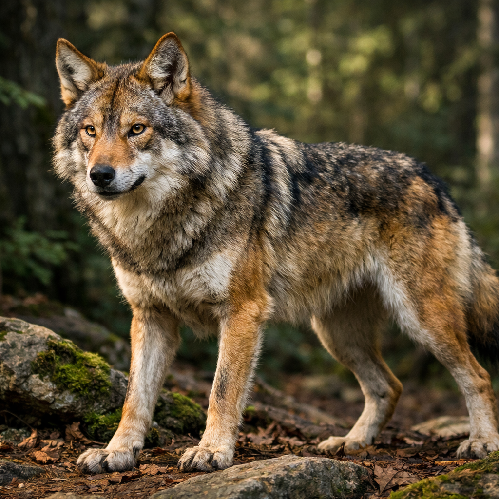 Coywolf, an AI-generated hybrid of Coyote and Wolf