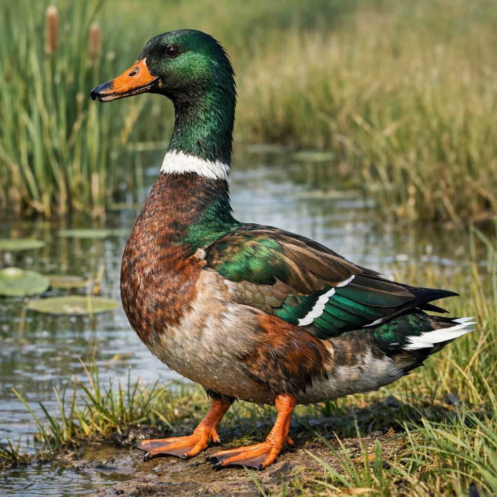 Duckgoose, an AI-generated hybrid of Duck and Goose