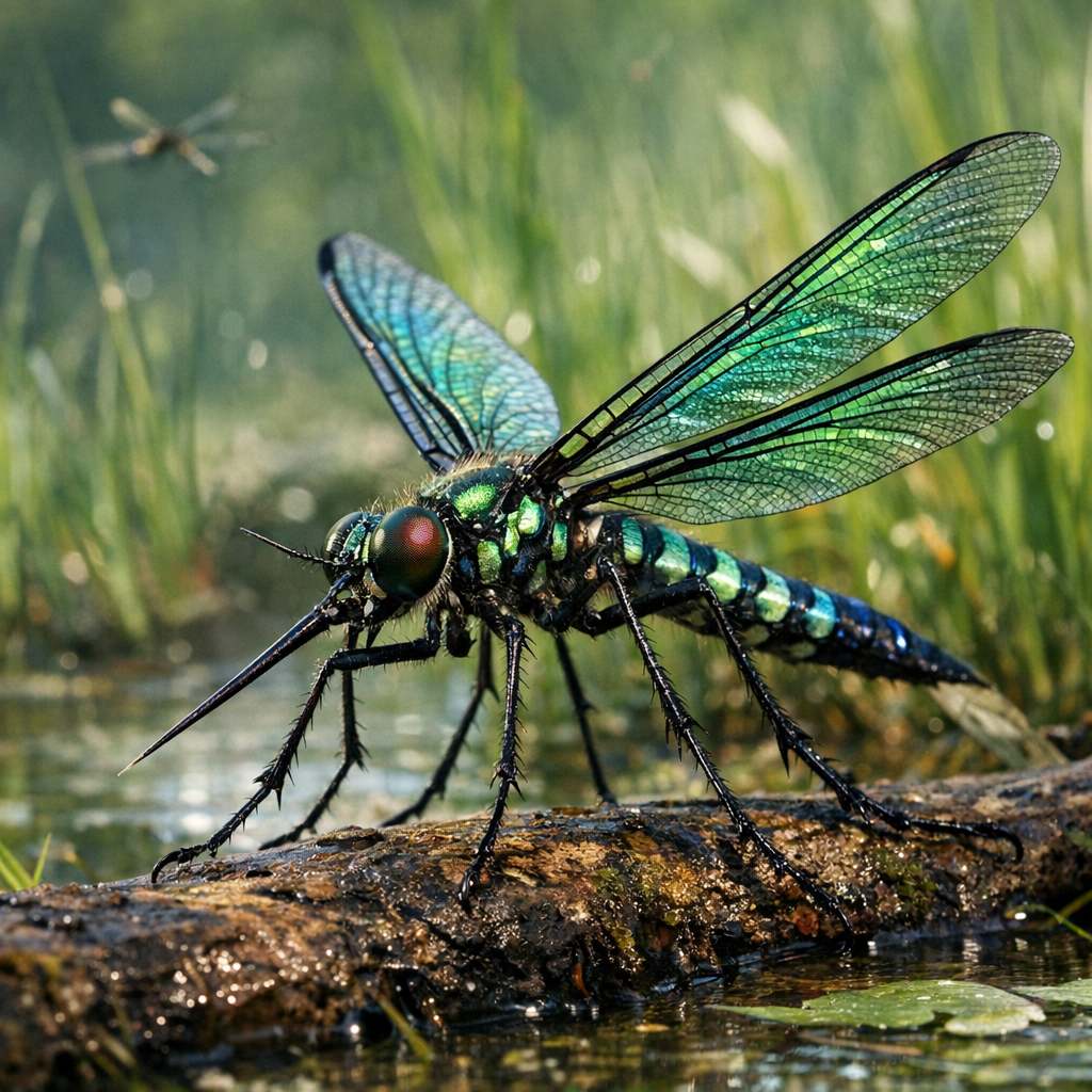 Mosquefly, an AI-generated hybrid of mosquito and Dragonfly