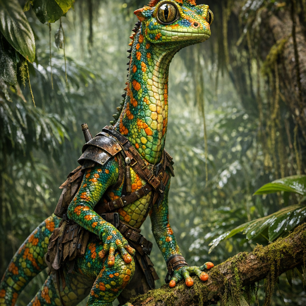 Gekiraffe, an AI-generated hybrid of Gecko and Giraffe