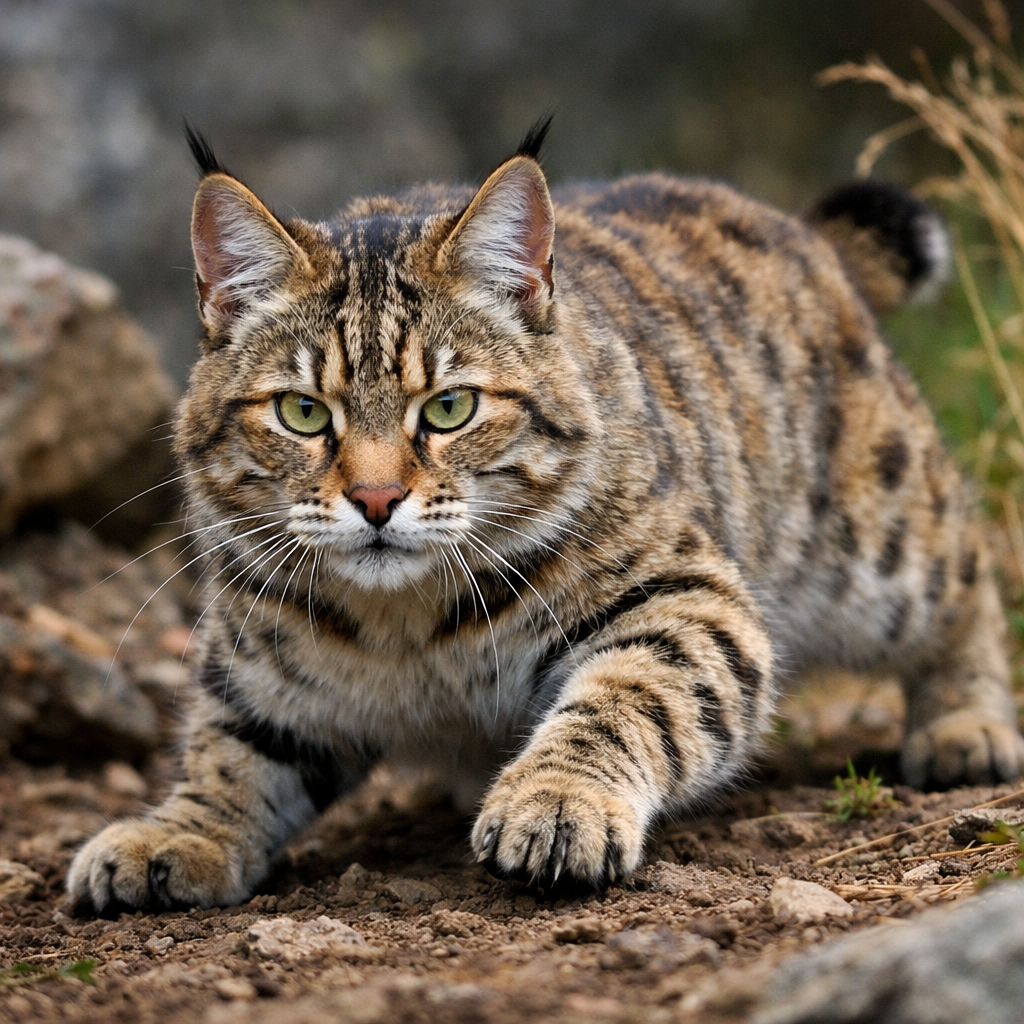 BobcatCat, an AI-generated hybrid of Bobcat and Cat