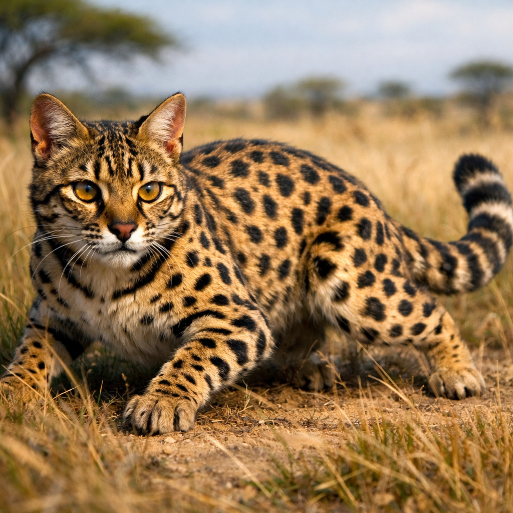 Cheetahcat, an AI-generated hybrid of Cat and Cheetah