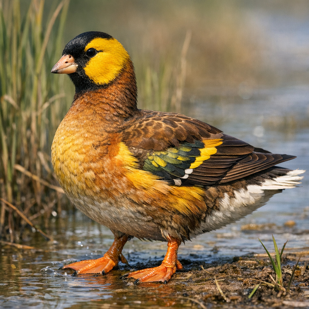 Goofinch, an AI-generated hybrid of Goose and Finch