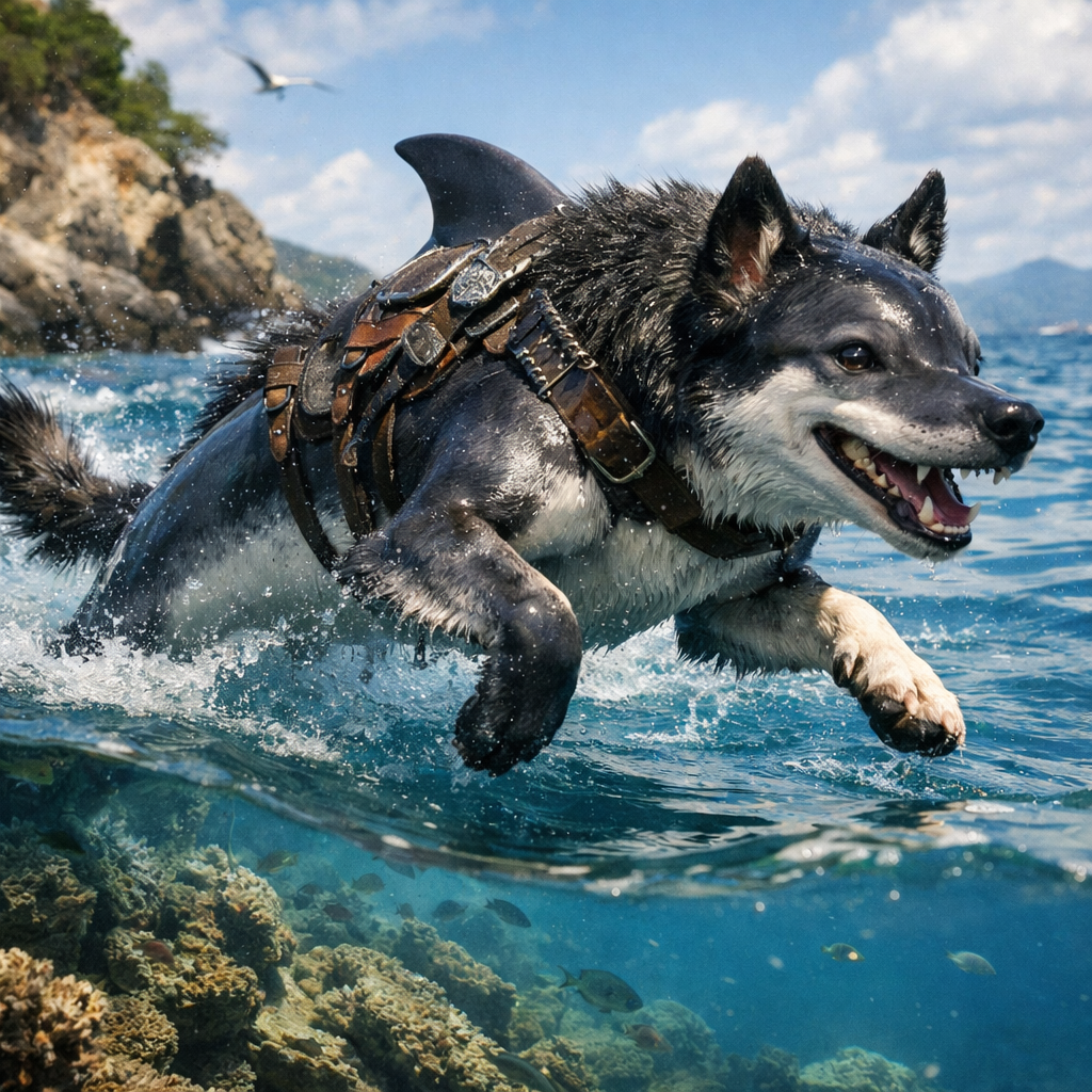 Dolphog, hybrid of Dolphin and dog