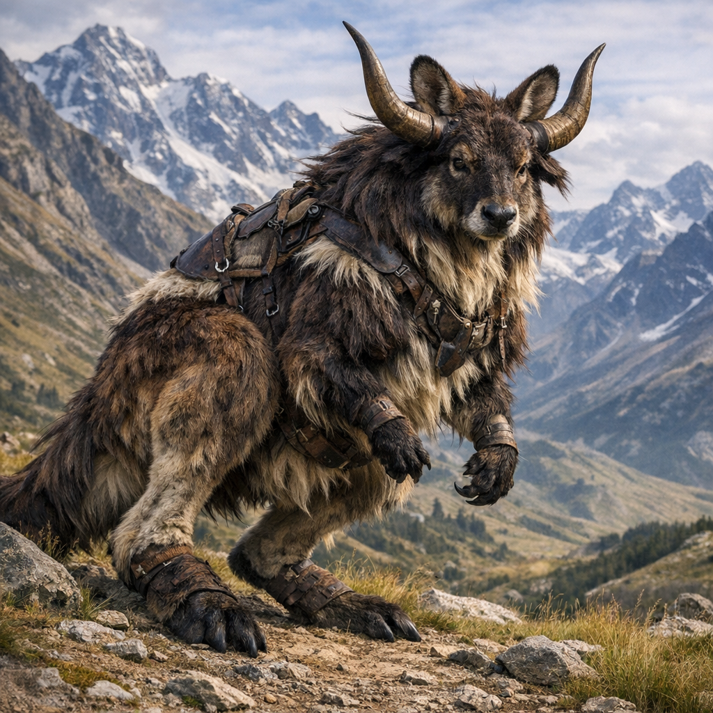 Kangyak, hybrid of Kangaroo and Yak