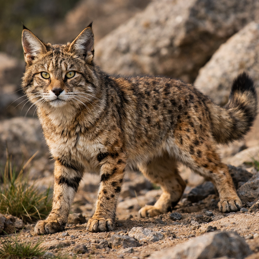 Cattoyote, an AI-generated hybrid of Cat and Coyote