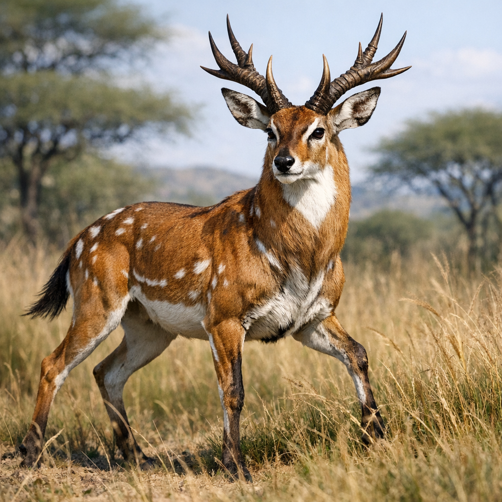 Antleod, an AI-generated hybrid of Antelope and Deer