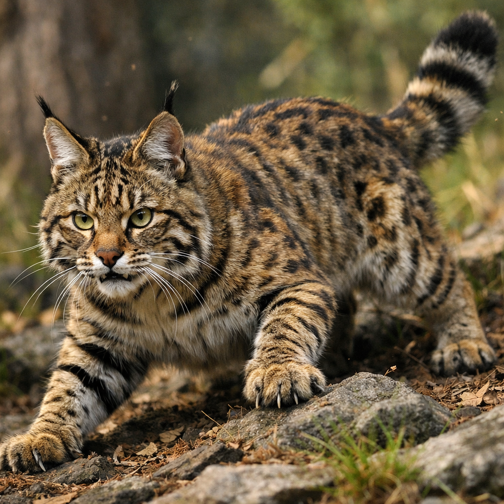 Bobcatcat, an AI-generated hybrid of Bobcat and Cat