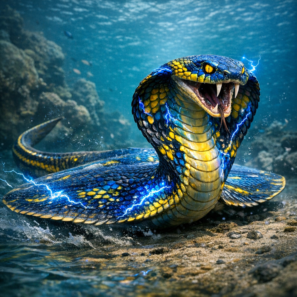 ElectroCobra, an AI-generated hybrid of Electric Ray and Cobra