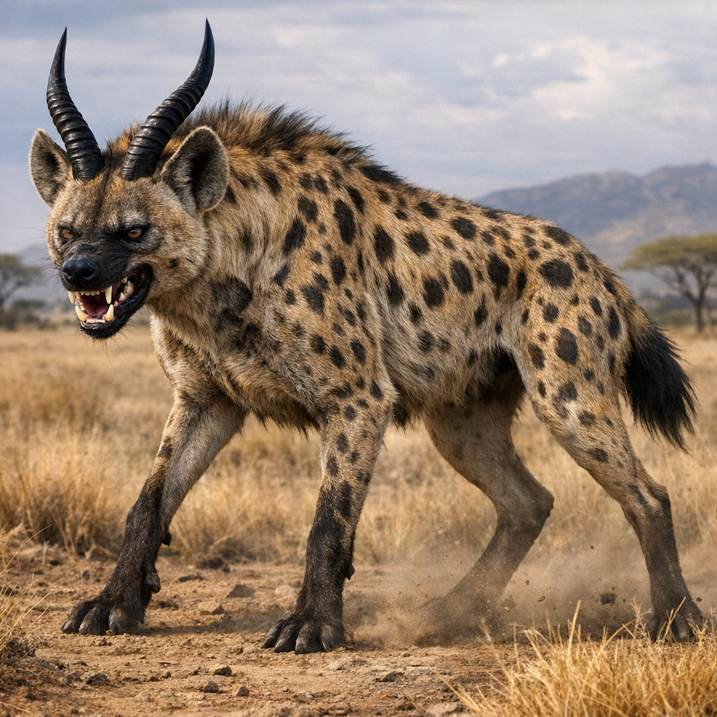 Hyenelope, an AI-generated hybrid of Hyena and Antelope