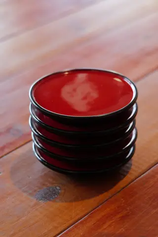 일본옻칠접시